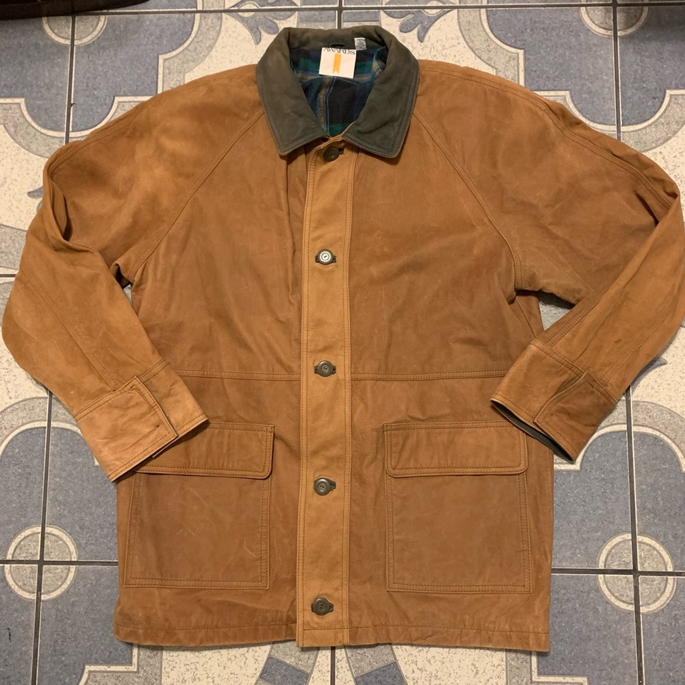 Vintage Merit Awards Cigarette Promo Suede Jacket